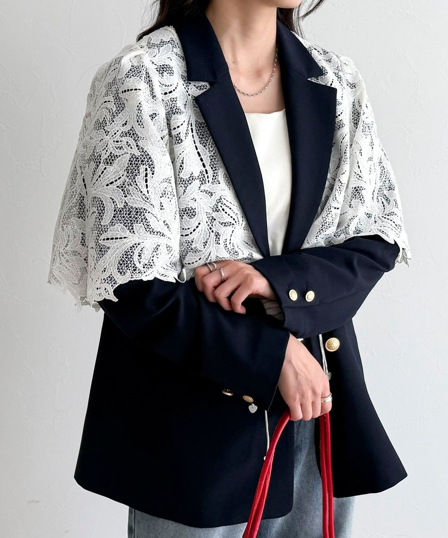 3サイズ展開/オンオフ使える】ダブルブレストジャケット | FREDY