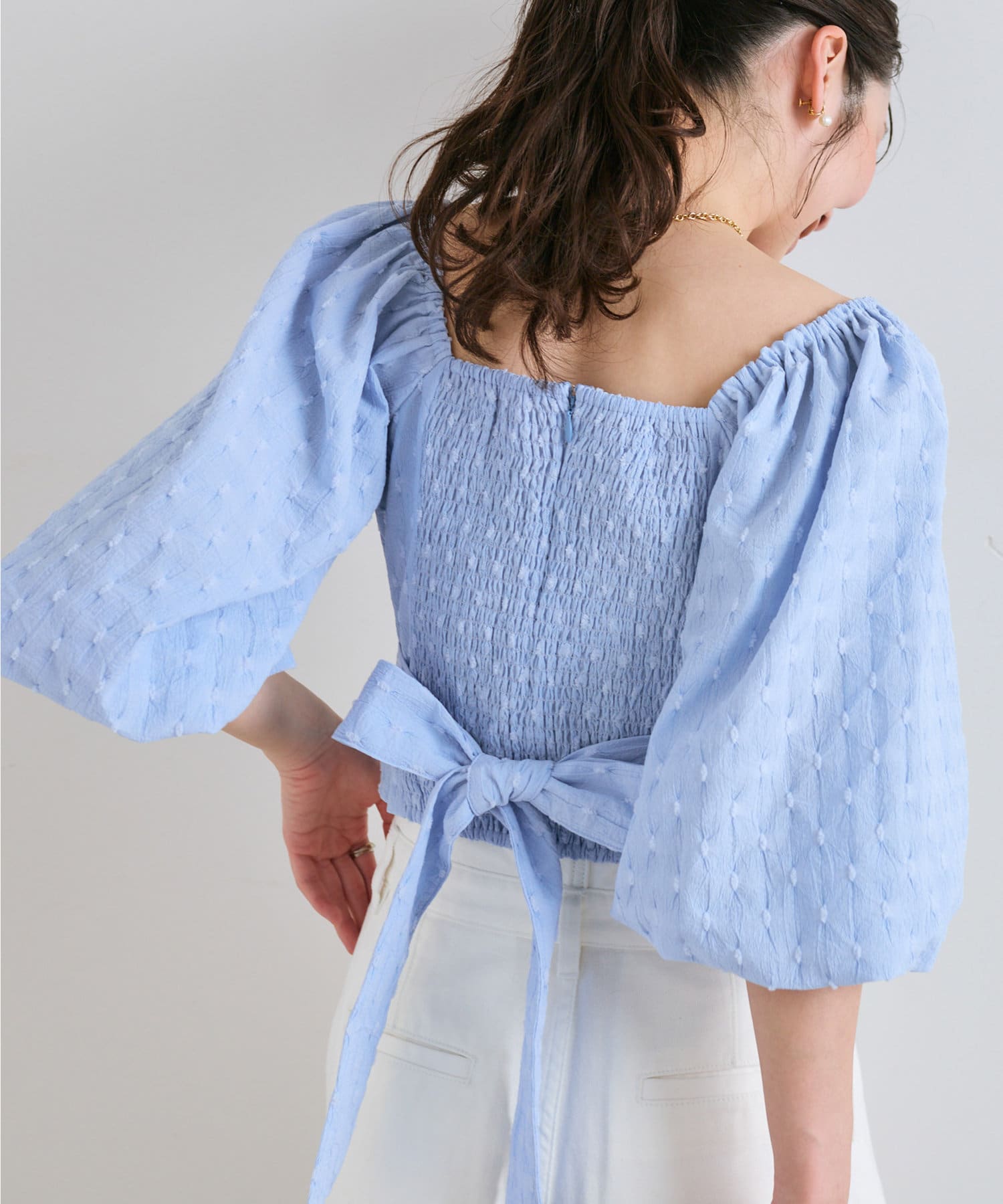 miki監修サイズあり・セットアップ可】ボリュームスリーブジャガード