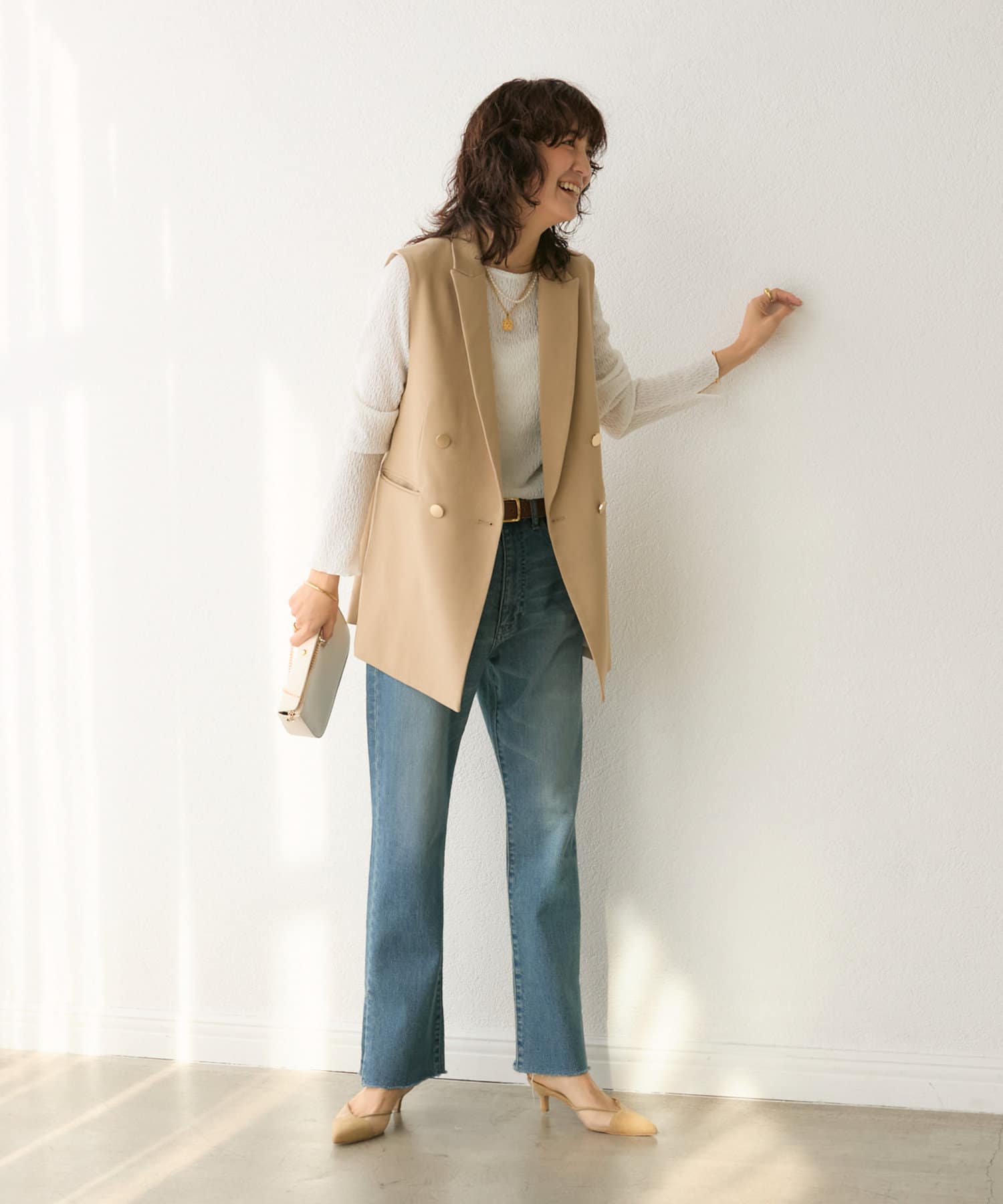 新色登場】【MONN.:. （モン）】stretch slitDENIM | RIVE DROITE