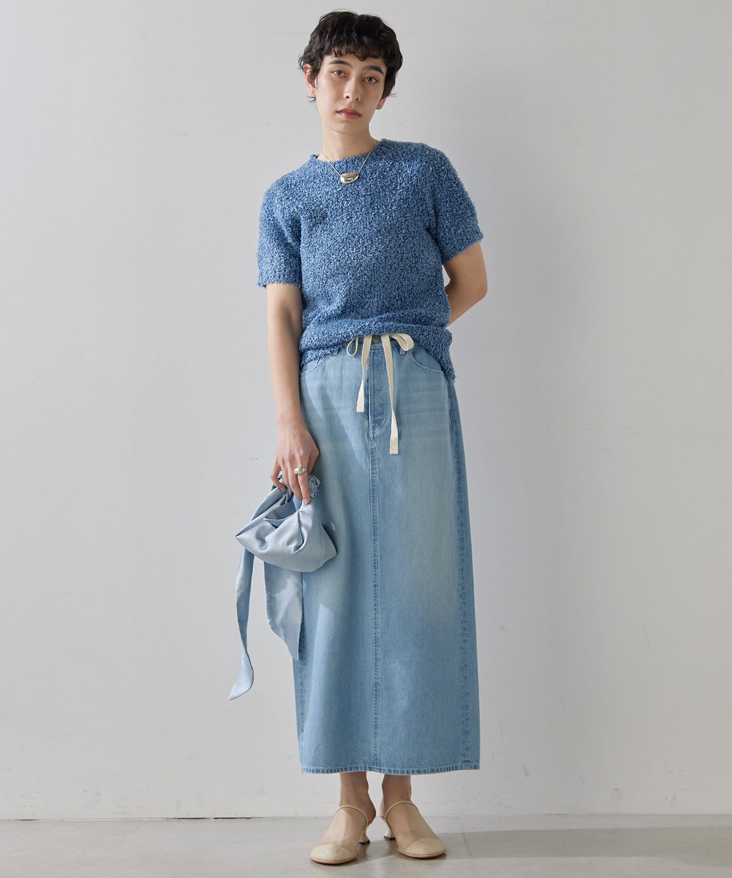 ドロストデニムスカート | Whim Gazette(ウィム ガゼット)レディース