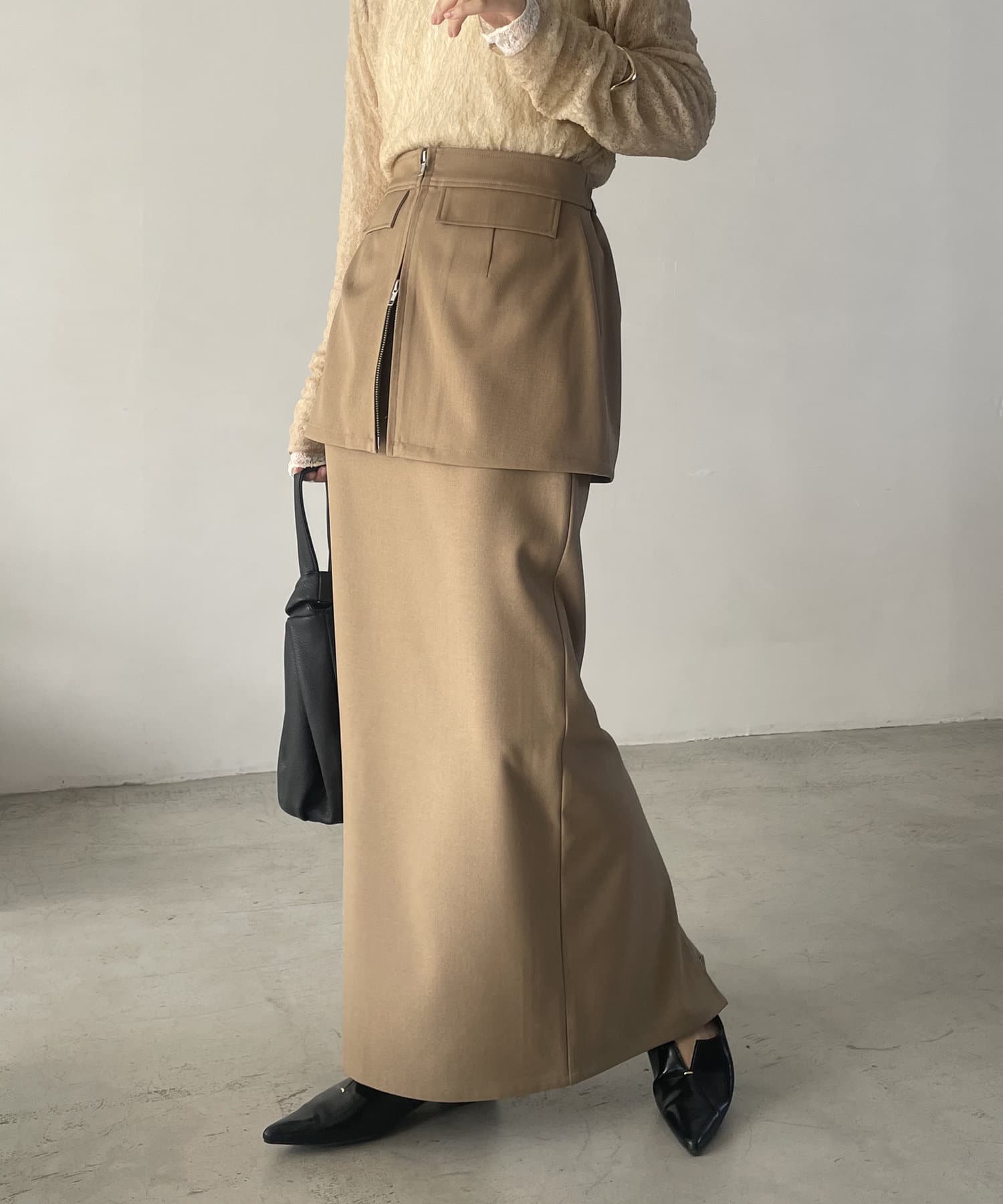 2SETレイヤードスカート | CAPRICIEUX LE'MAGE(カプリシュレマージュ