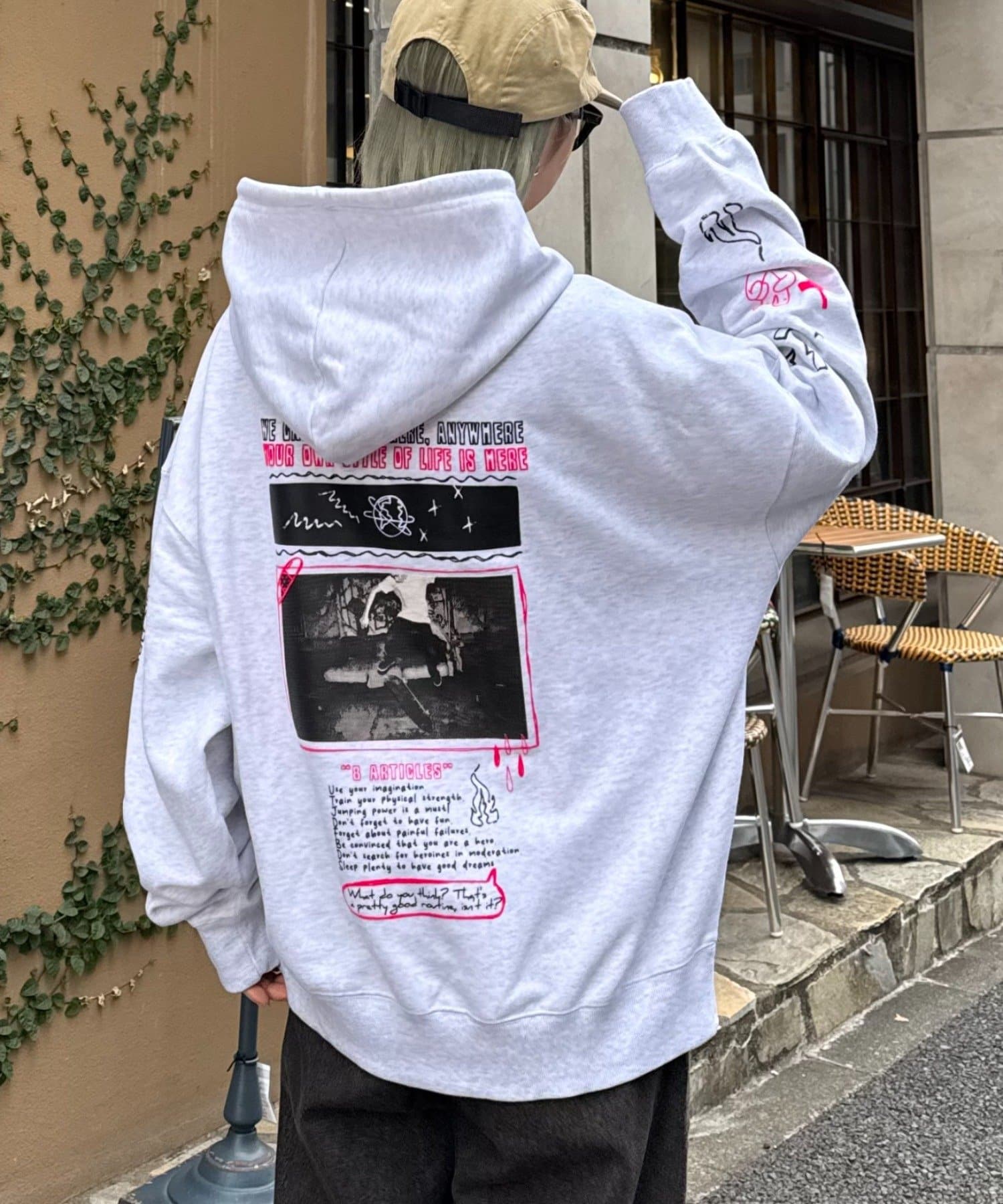 SOUNDS GOOOOD / サウンズグッド】アソートプリントZIPパーカー