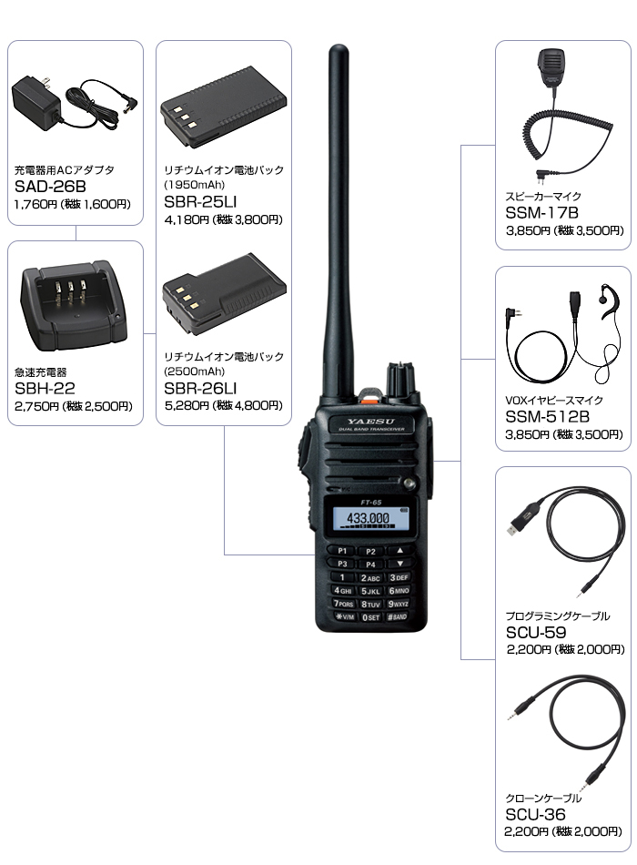 FT-65 | アマチュア無線【八重洲無線】