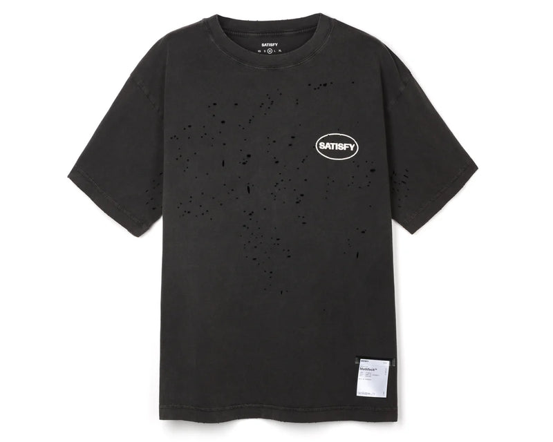 MothTech™ T‑Shirt Aged Black – CONNECTED