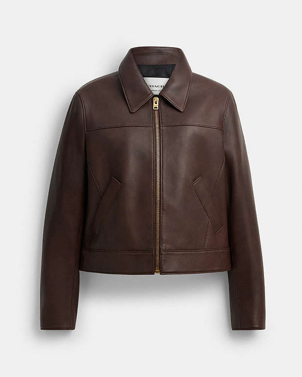 公式】コーチアウトレット | レザー ジャケット