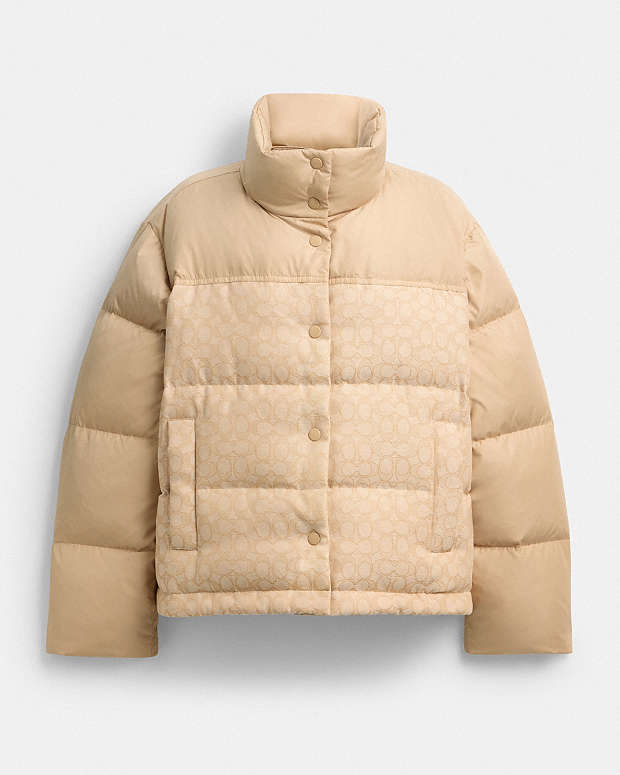 公式】コーチアウトレット | シグネチャー ダウン ジャケット