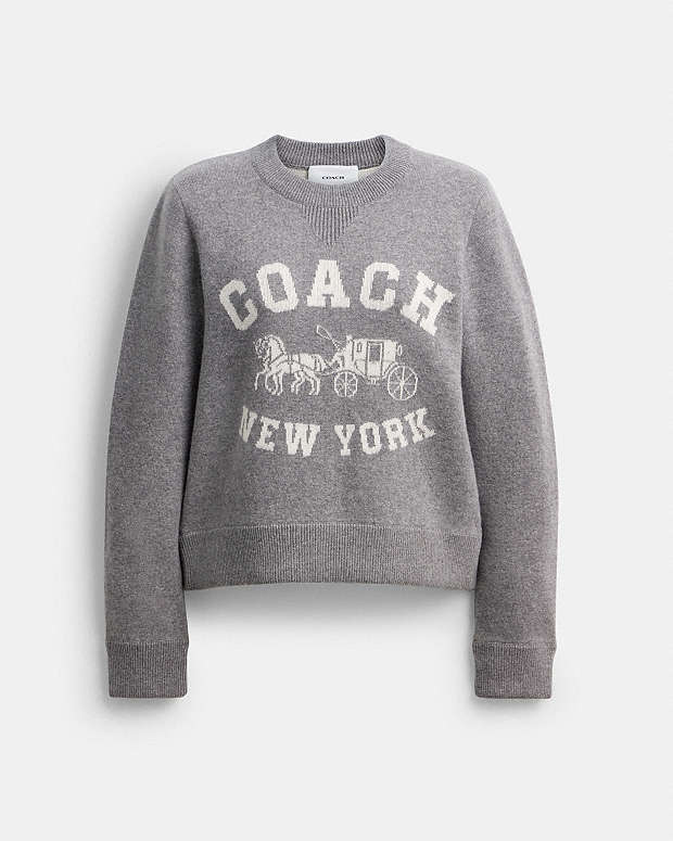 公式】COACH – コーチ | ホース アンド キャリッジ クルーネック セーター