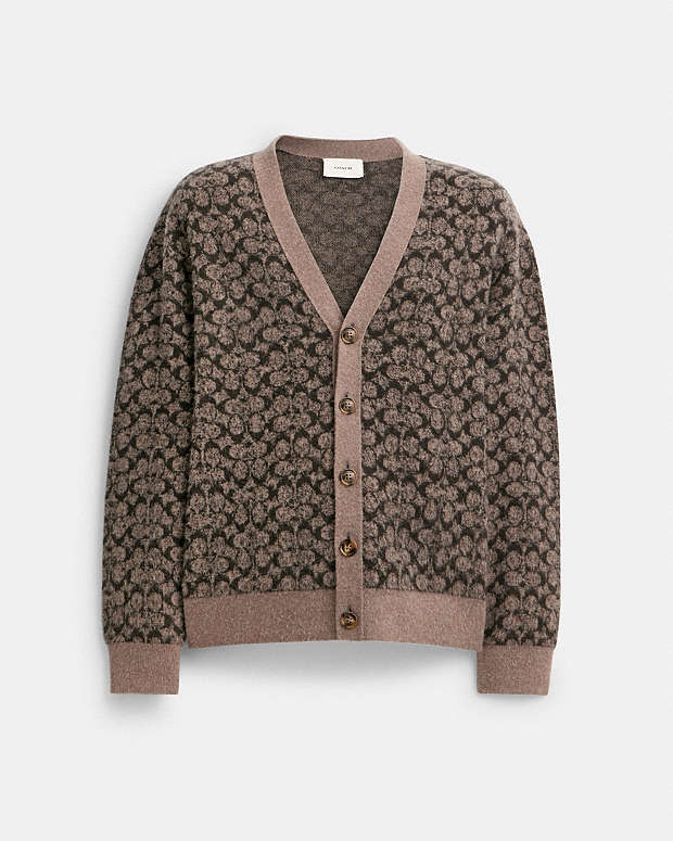 公式】COACH – コーチ | シグネチャー カーディガン