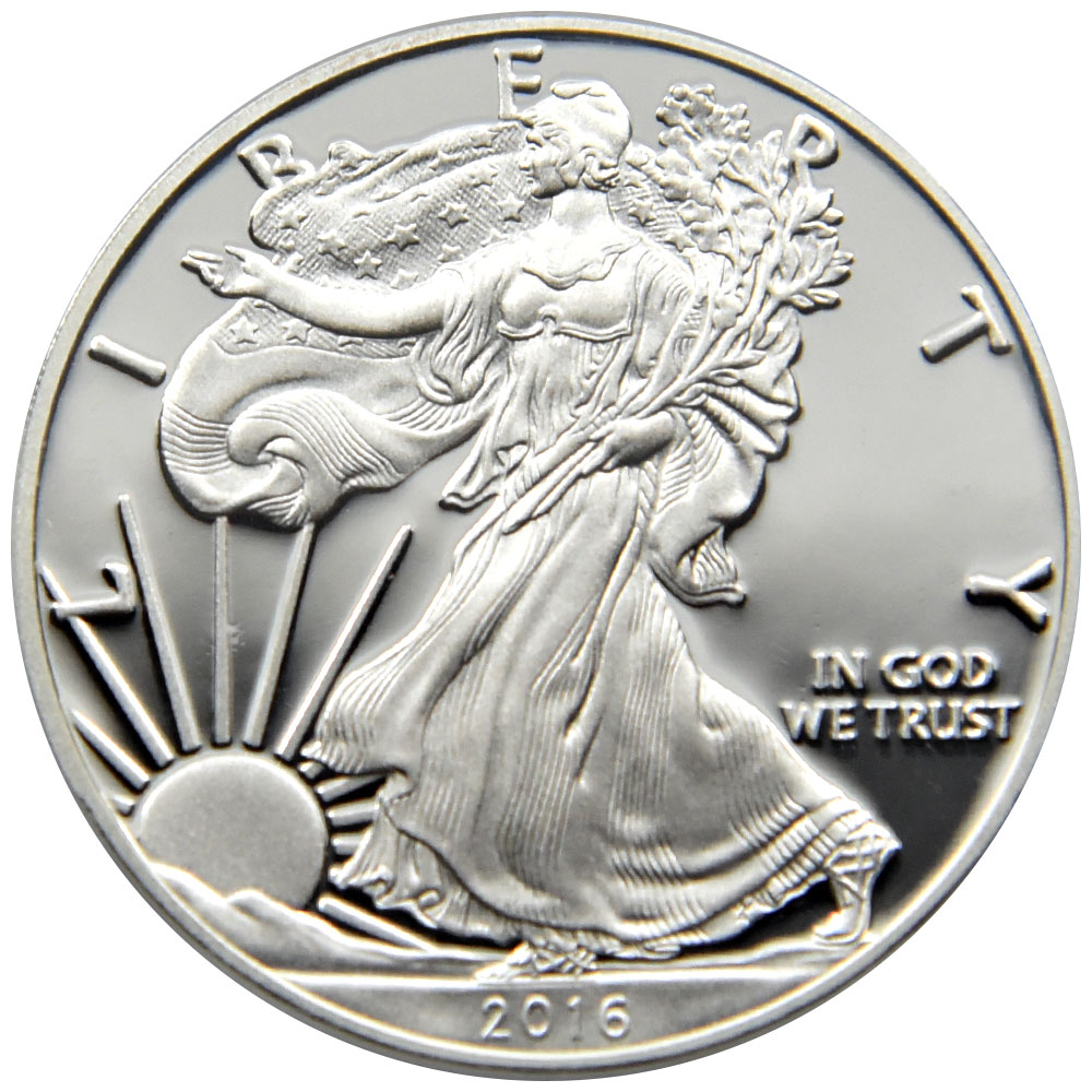 アメリカ 2016-W 1ドル 銀貨 PCGS PR70DCAM シルバーイーグル 30周年