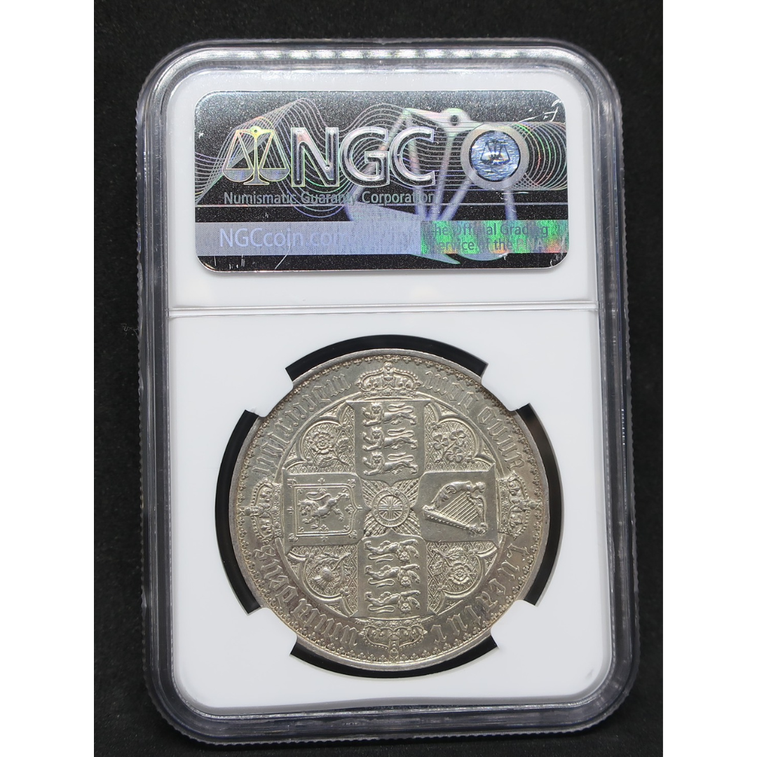 1847 イギリス ゴシッククラウン銀貨 ヴィクトリア女王 アンデシモ