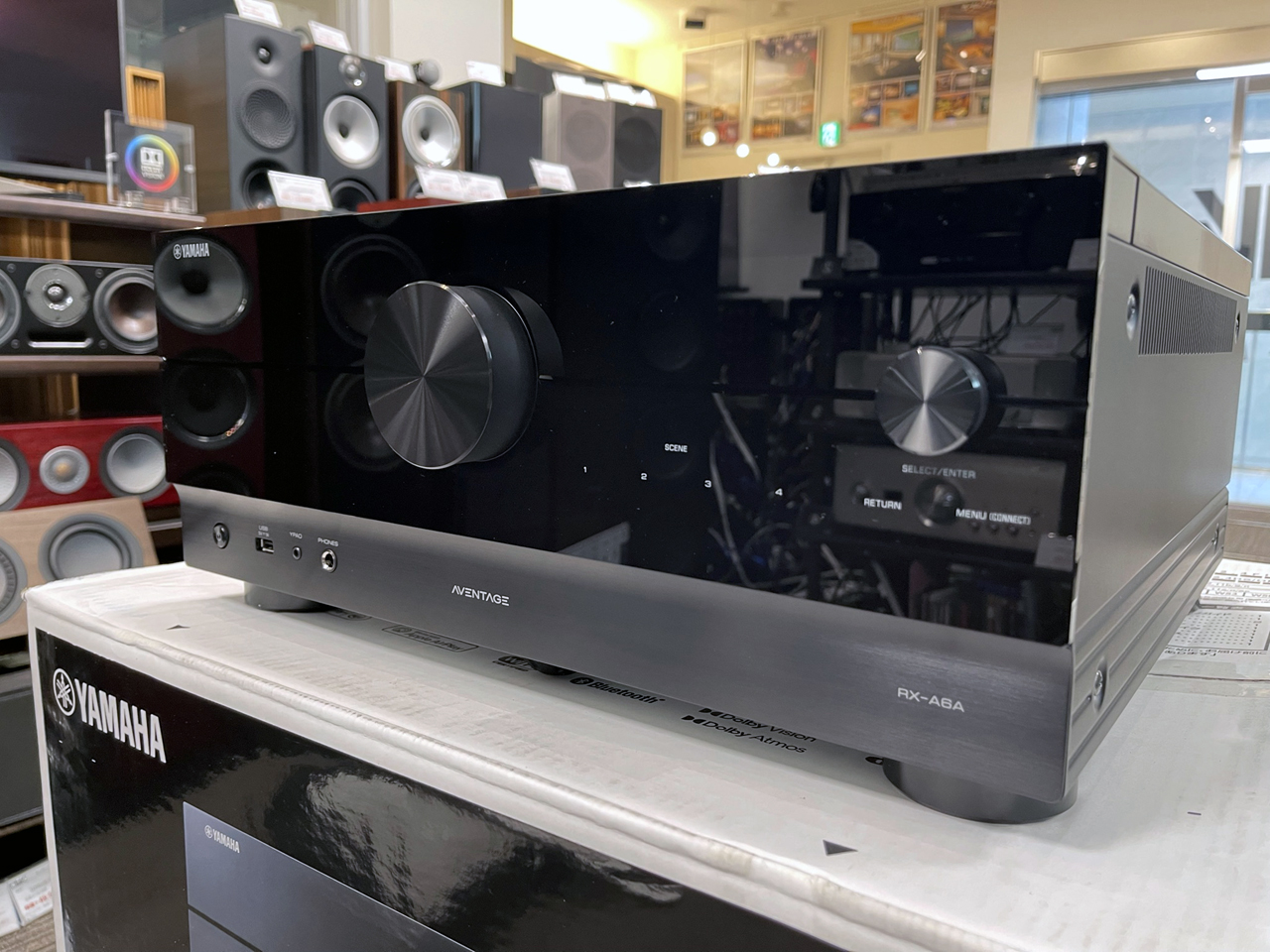 新宿本店】待望の新製品YAMAHA”RX-A8A””RX-A6A”の展示セッティング完了