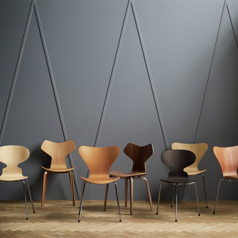 FRITZ HANSEN(フリッツ ハンセン)ANT CHAIR カラードアッシュブラック