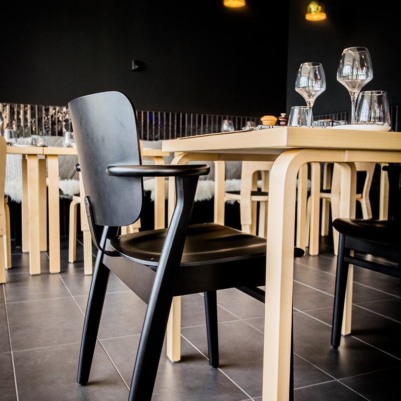 Artek（アルテック）DOMUS CHAIR（ドムスチェア）ブラック ステイン