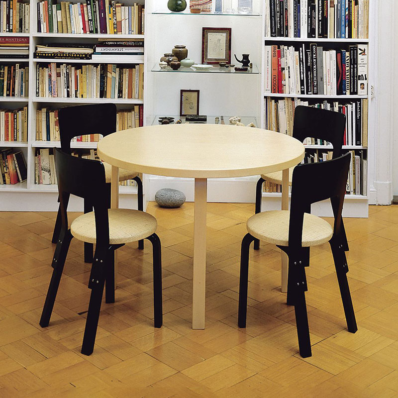 Artek（アルテック）90A テーブル ホワイト ラミネート｜Alvar Aalto