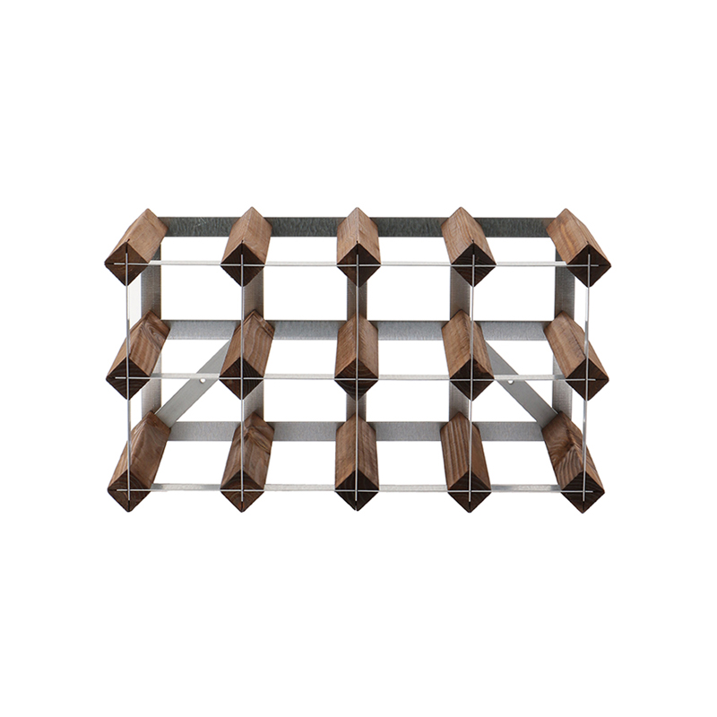 TRADITIONAL WINERACK COMPANY 12 BOTTLES DARK OAK｜ワインツール