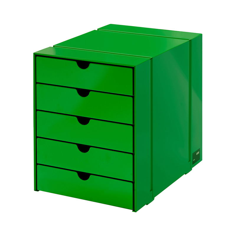 USMイノス ボックスセット 5ドロワー USMルビーレッド｜オフィス