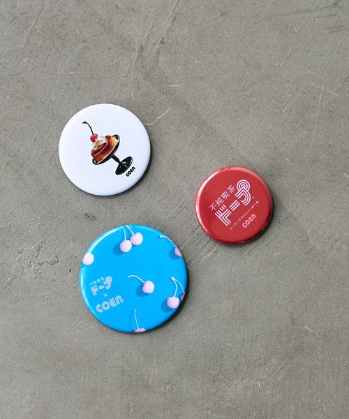 不純喫茶ドープ別注缶バッジ3点セット