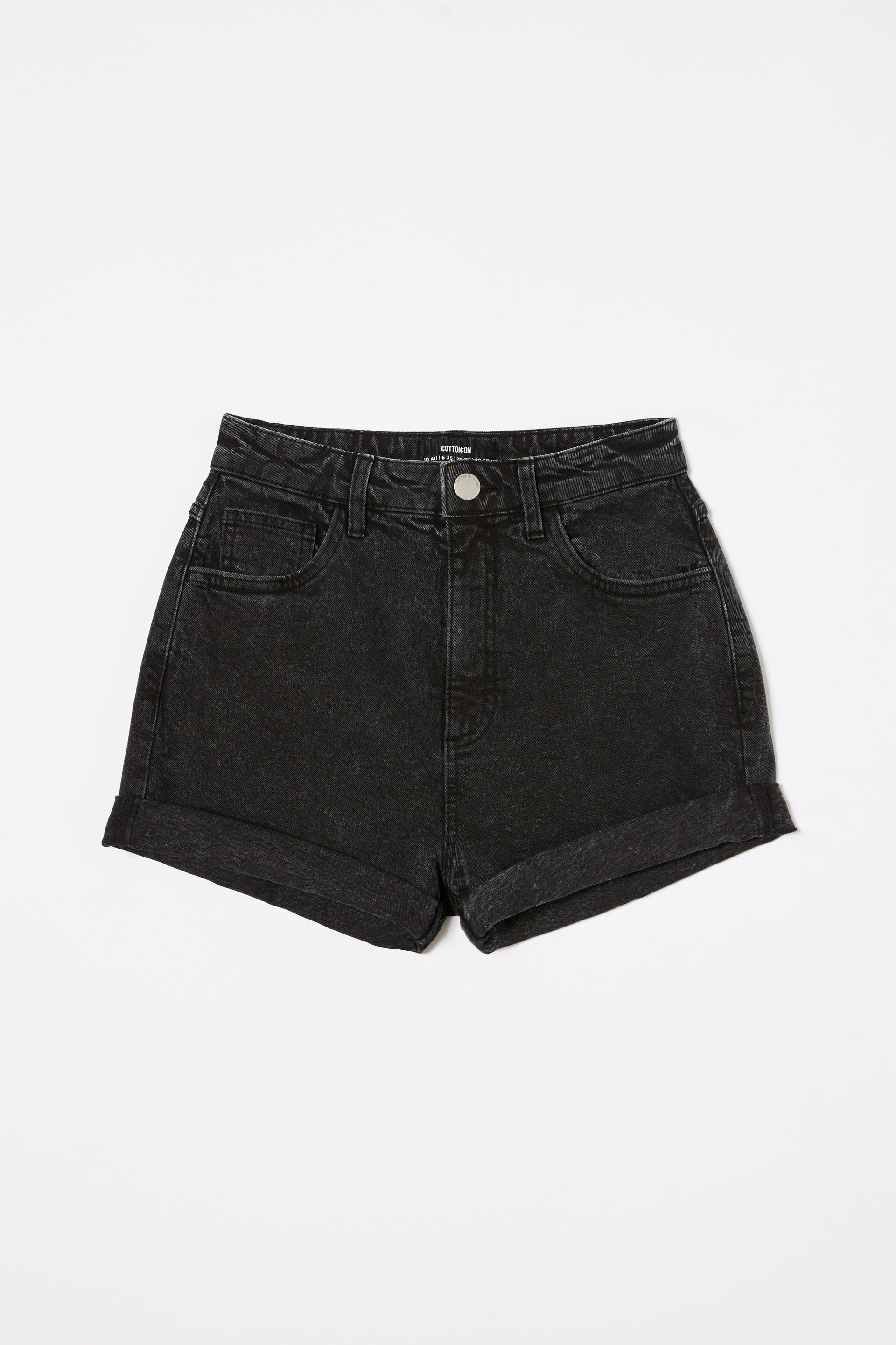High Rise Classic Stretch Denim Short