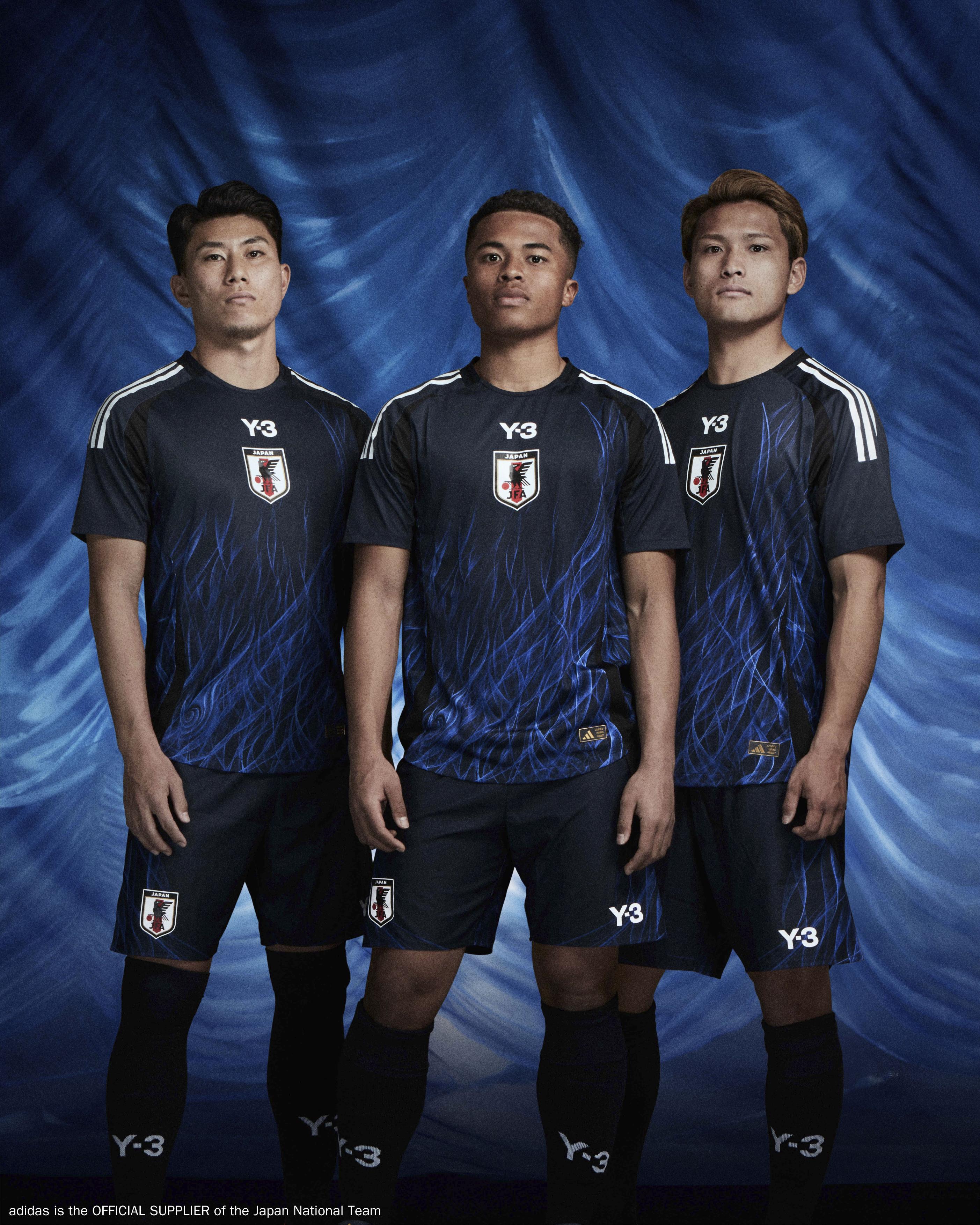 日本代表「炎」のユニホーム発表 「Y―3」初採用で男女とも同デザイン