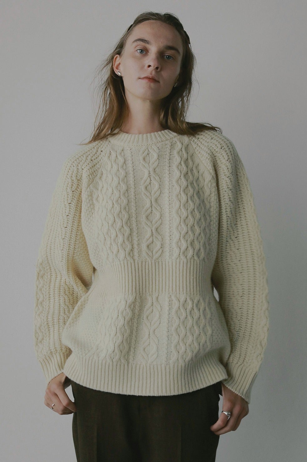 WAIST RIB CABLE KNIT｜TOPS(トップス)｜MANOF OFFICIAL ONLINE STORE