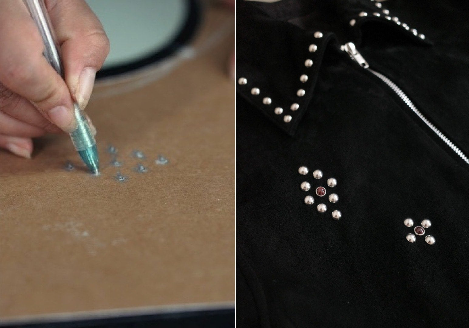 SUEDE STUDS BLOUSON｜CLANE OFFICIAL ONLINE STORE