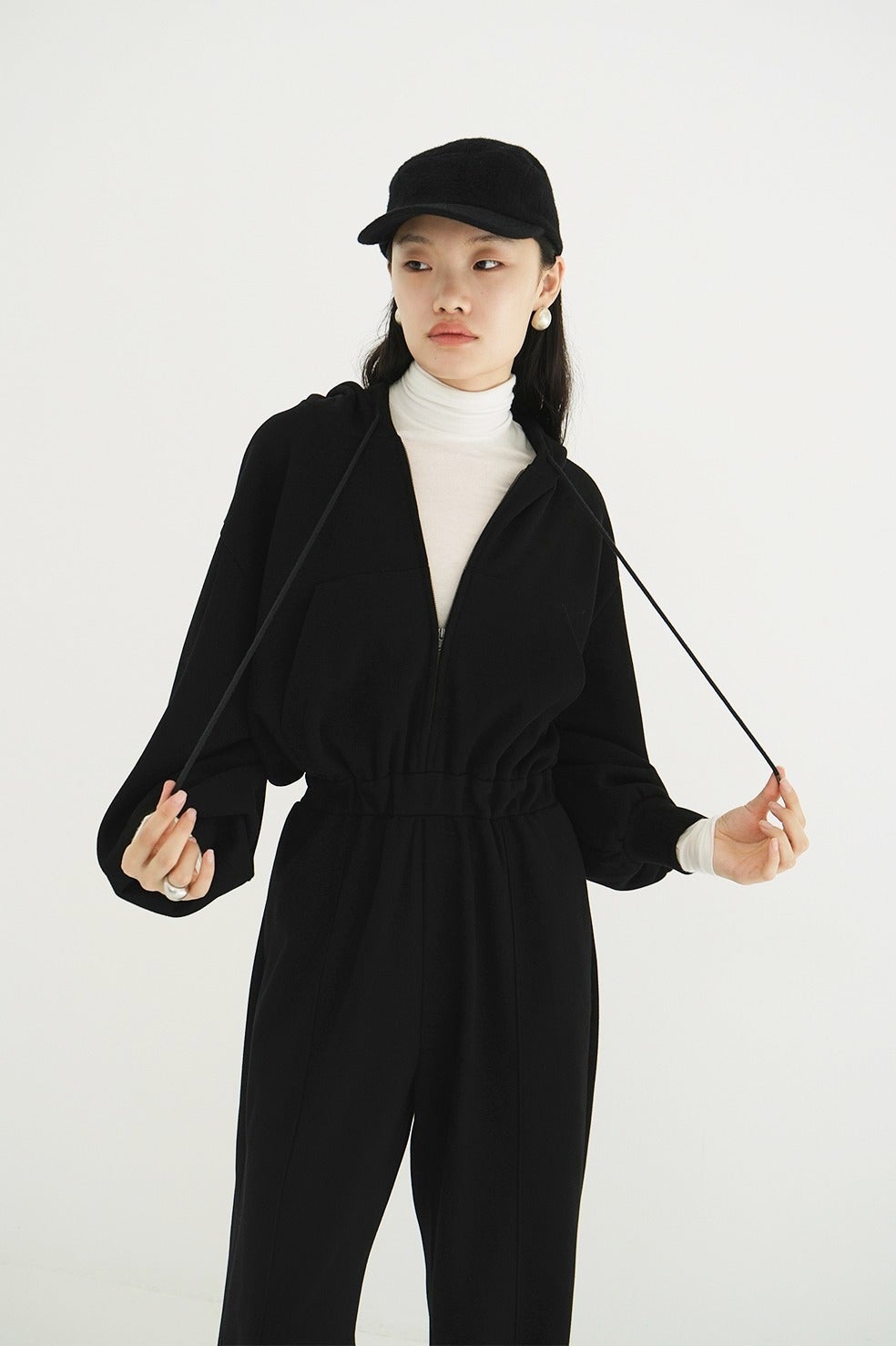 HOODED SWEAT ALL IN ONE｜DRESS(ドレス)｜CLANE OFFICIAL ONLINE STORE