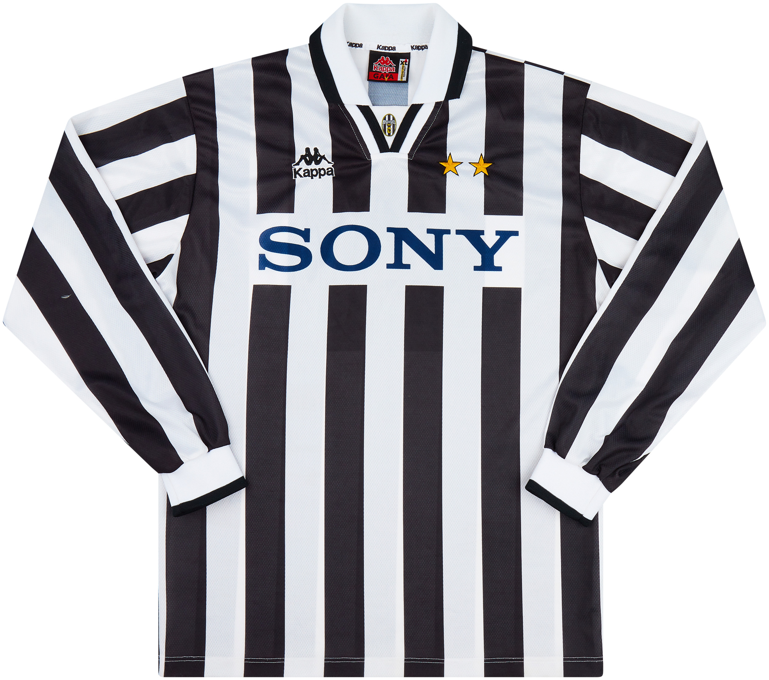 1995-97 Juventus Home L/S Shirt #9 - 7/10 - (XL)
