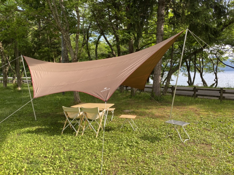 遊んで学べるプレキャンプ!！～スノーピーク メッシュシェルター TP