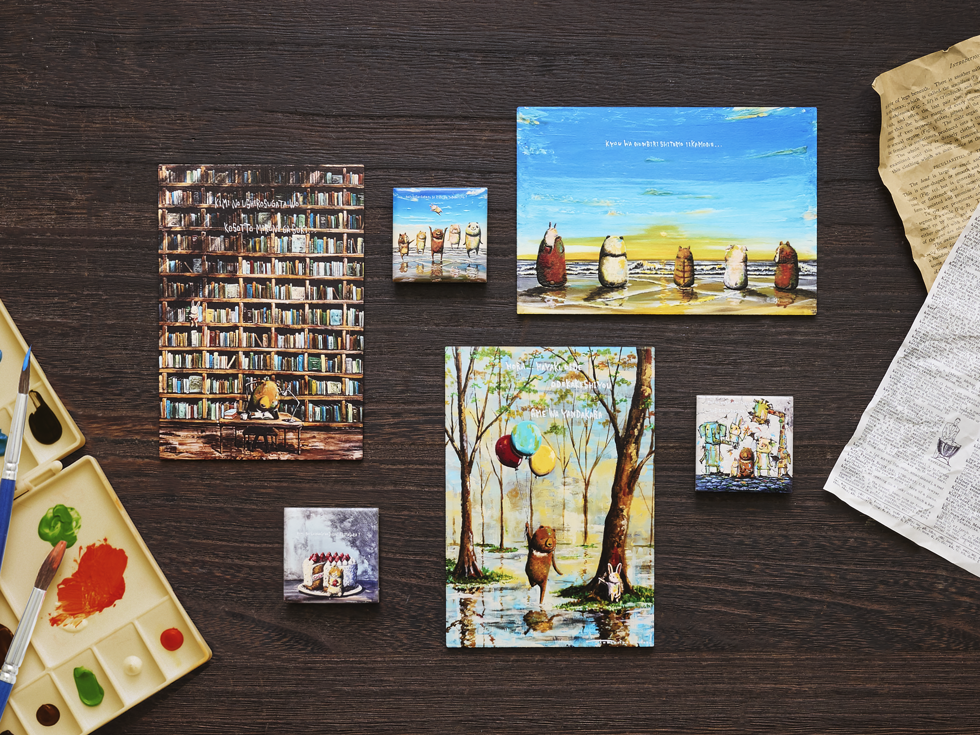 熊本｜Tokinoirodori原画をモチーフにしたPENONアートグッズ、TSUTAYA