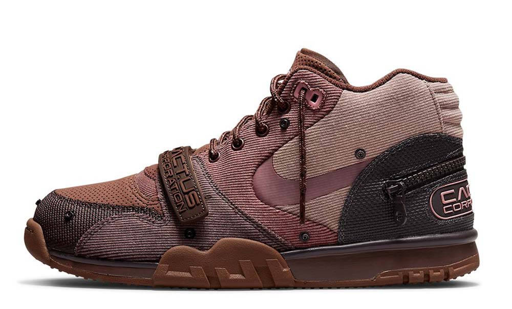 Travis Scott x Nike Air Trainer 1 Mid Cactus Jack Brown | Where To
