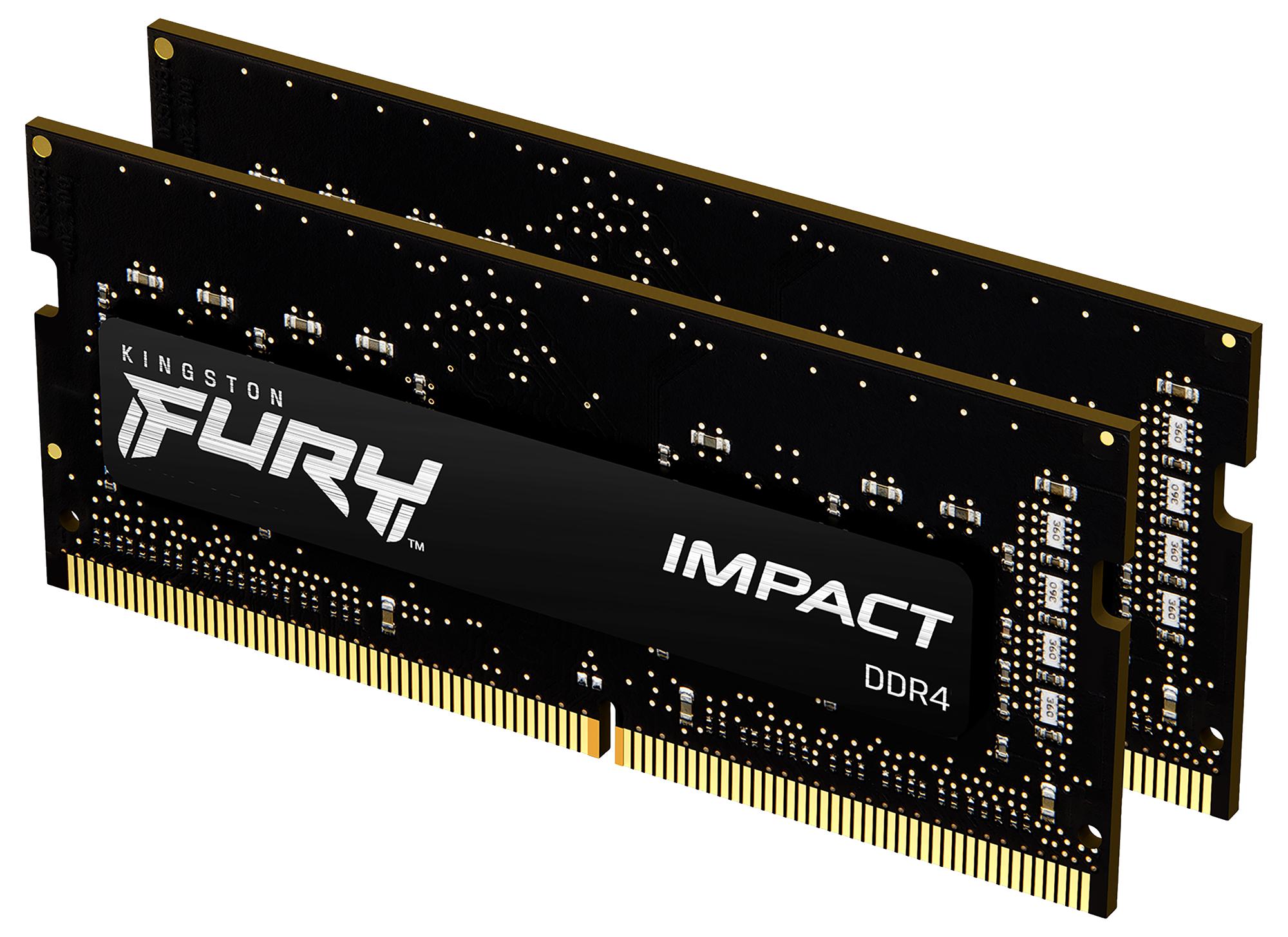 16GB FURY Impact DDR4-3200 PC4-25600 SODIMM RAM Kit (2x 8GB