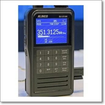 DJ-X100 アルインコ新型フラッグシップ広帯域受信機 ICR30の安定性と