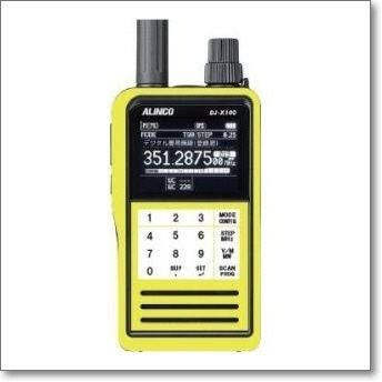 DJ-X100 アルインコ新型フラッグシップ広帯域受信機 ICR30の安定性と