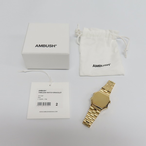 AMBUSH/アンブッシュ TIMELESS WATCH BRACELET ウォッチデザイン