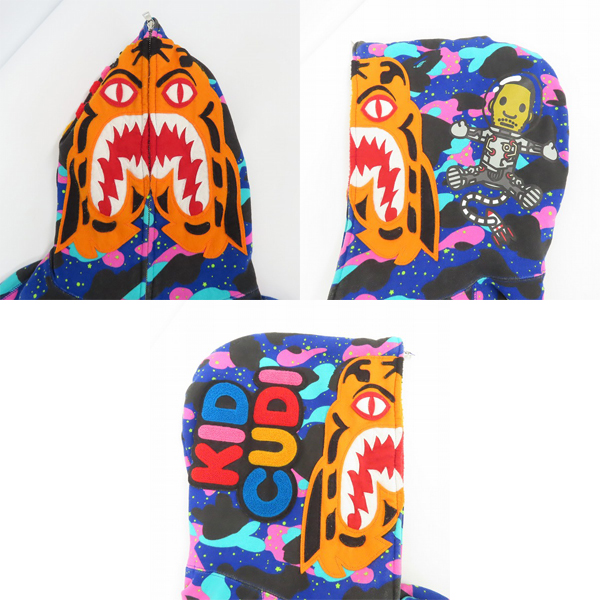 BAPE×Kid Cudi/エイプ×キッドカディ Tiger Full ZIP Hoodie/タイガー