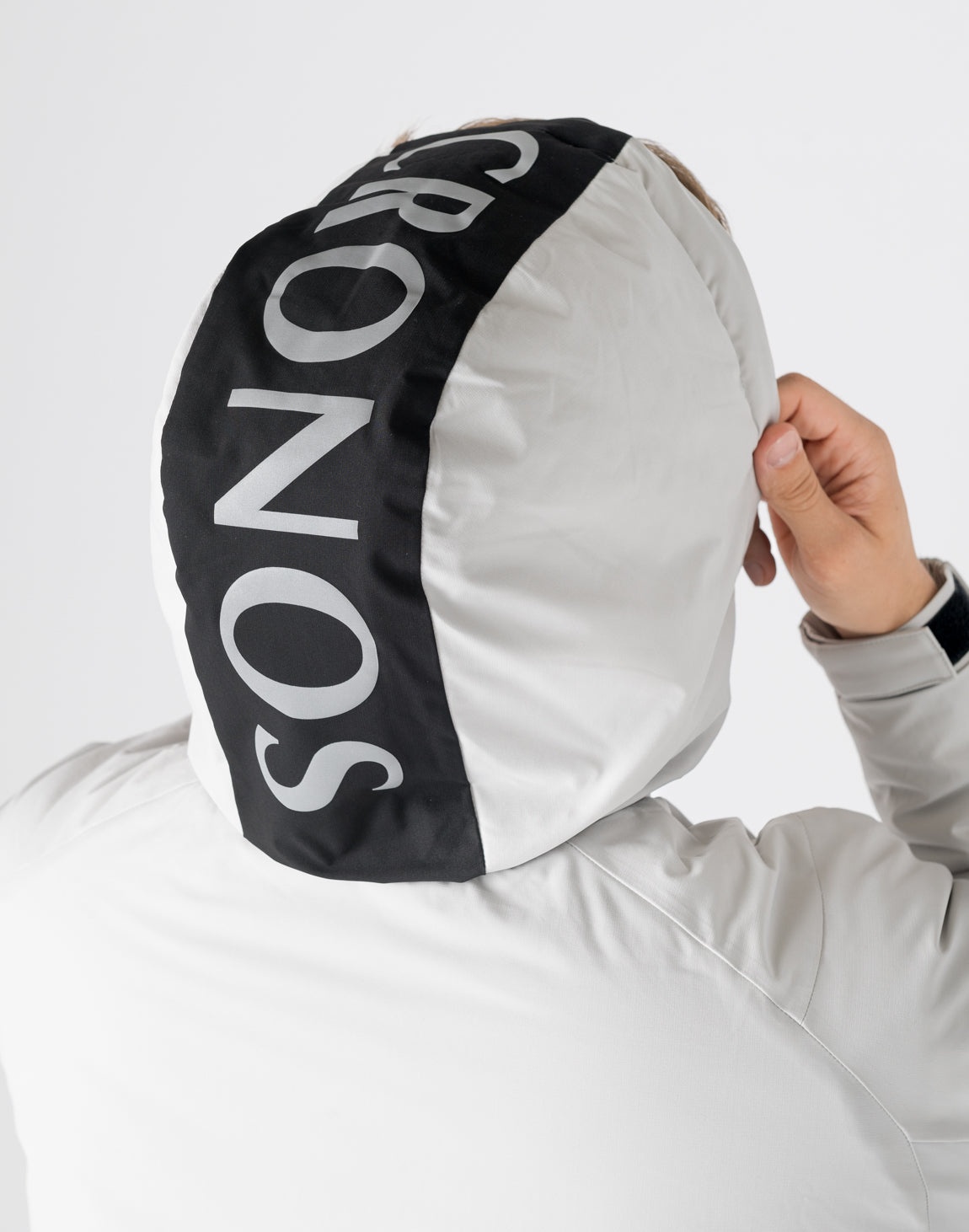 CRONOS Padded hooded jacket【ICE GRAY】