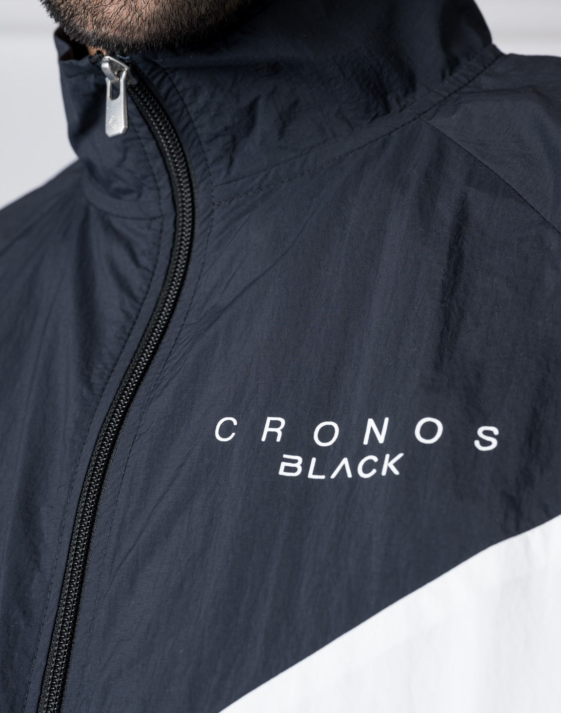 unisex】CRONOS BLACK Windbreaker Jacket【GREEN】