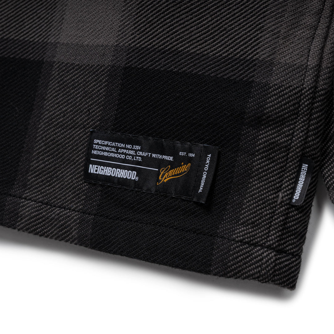 Neighborhood Buffalo LS Check Shirt | Grey