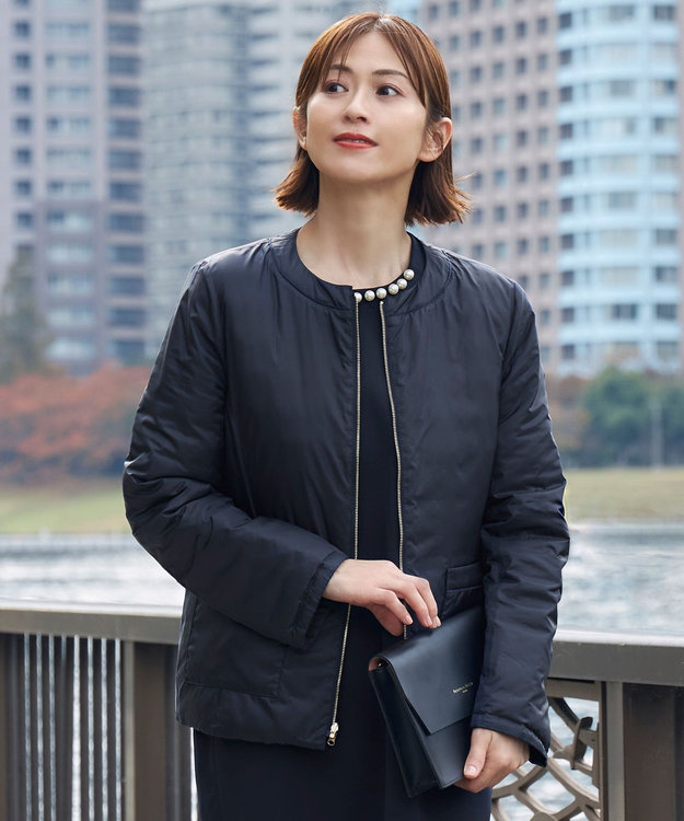 洗える】リバーシブルライトダウン ジャケット / 自由区 L