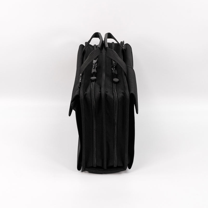 Crawford 255-BLK Double-Sided 2-Compartment Soft Sided Zipper Tool