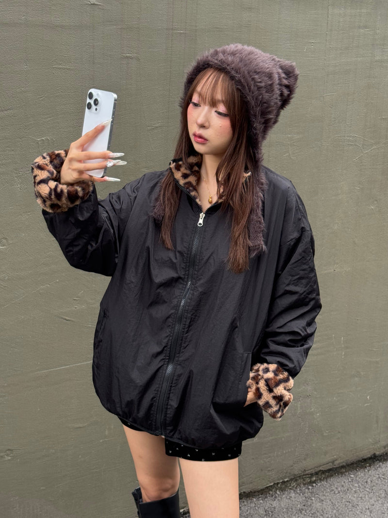 リバーシブルレオパードジップジャケット DPB86137 – CRAMMY