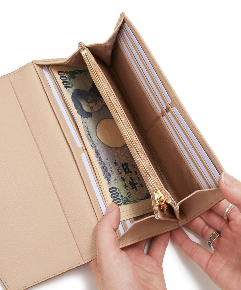 gemdrops ジェムドロップ ミニエンボスレザー 天然石 長財布 – TOPKAPI