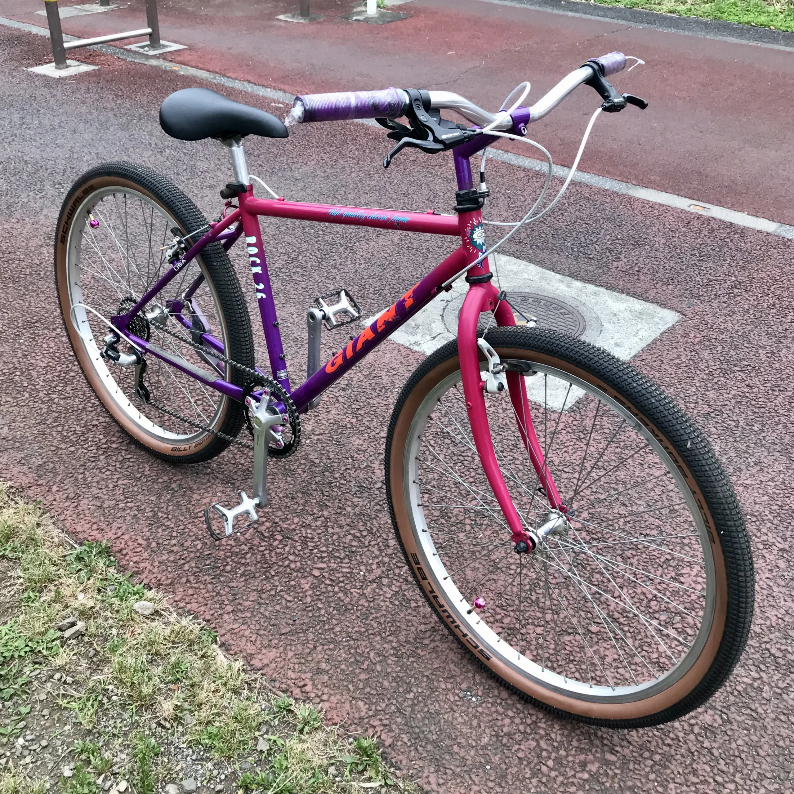 GIANT ROCK レストアモデル クロモリ OLD MTB 通勤通学にもおすすめの
