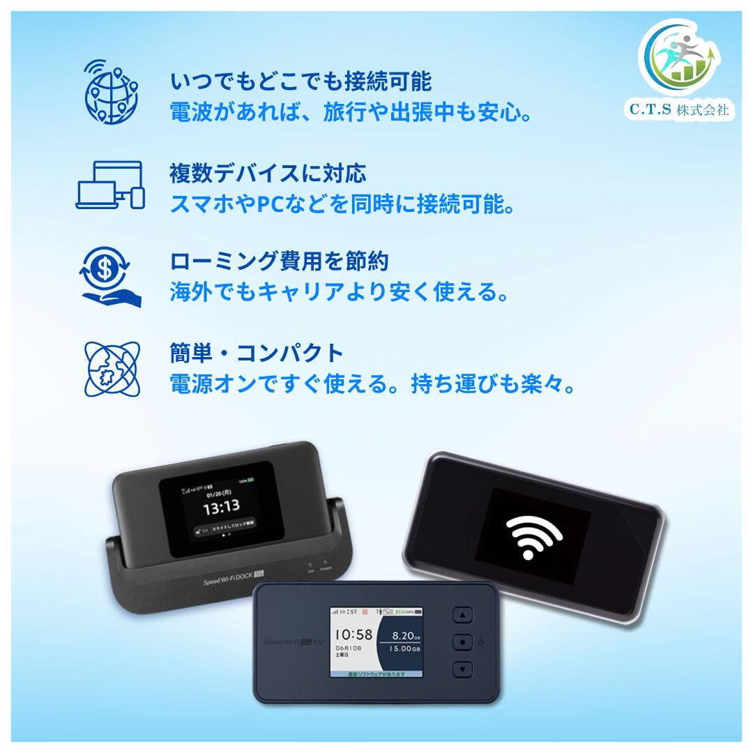 スピード ポケットWiFi 5G X12 日本 – データ無制限ルーター｜月額
