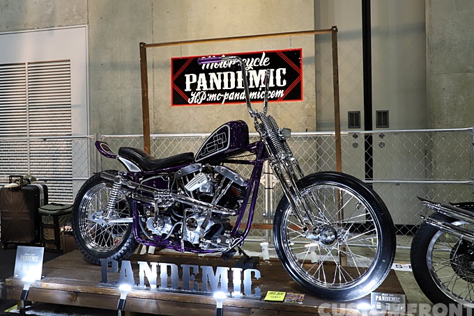 2024 HCS(YOKOHAMA HOT ROD CUSTOM SHOW) 32ndのハーレーパンヘッド