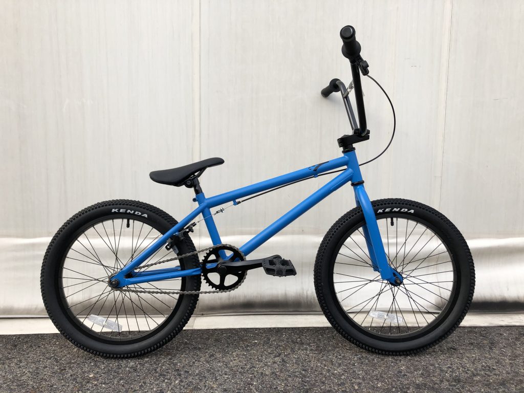 O*O様 mon BMX自転車 青 mon BMXバイク 青 美品 BMX ストリート 青