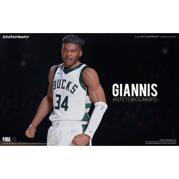 NBA x Enterbay Milwaukee Bucks Giannis Antetokounmpo Real
