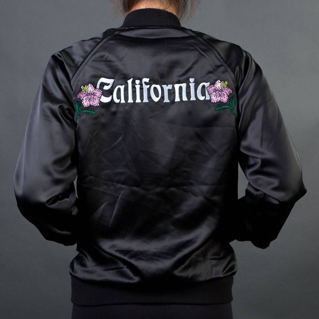 Stussy Women California Satin Jacket black
