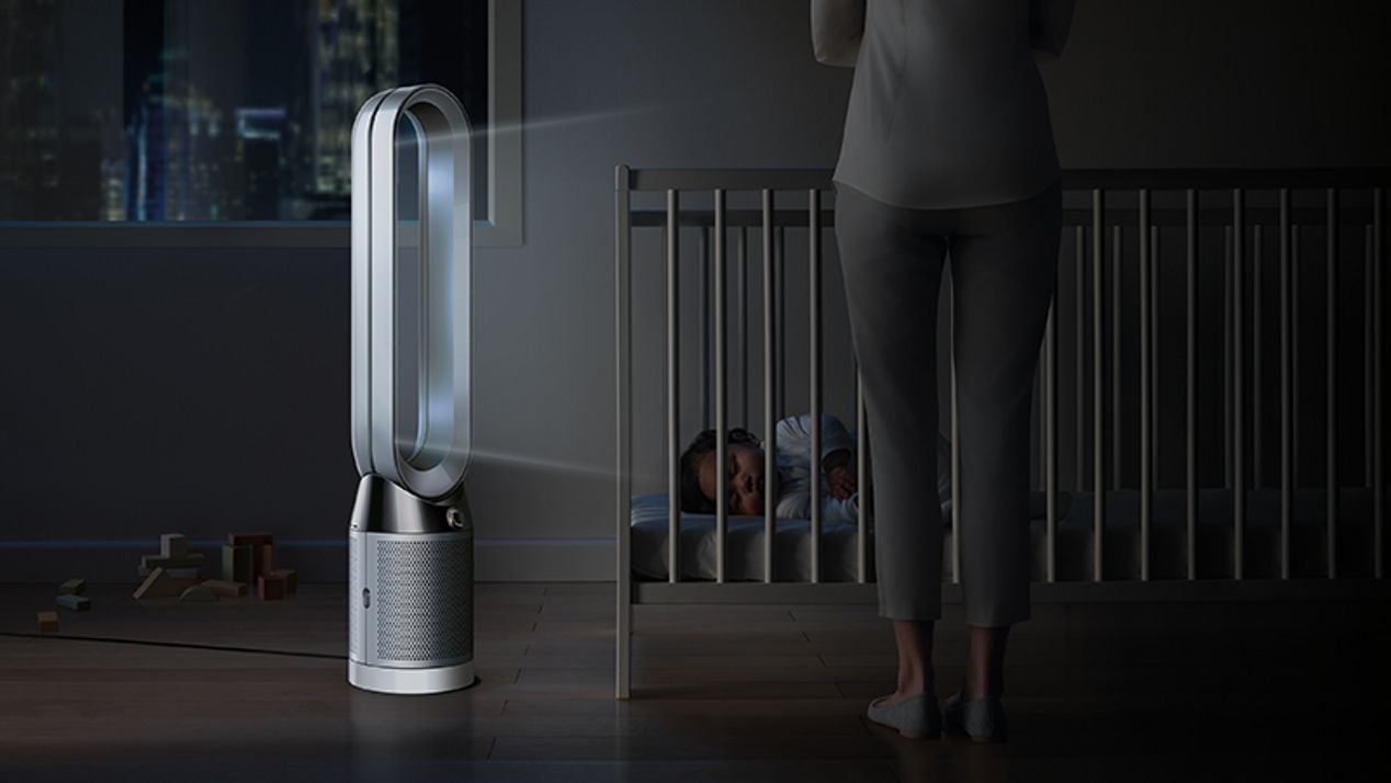 Dyson TP4A Pure Cool™ tower purifier fan | White/Silver