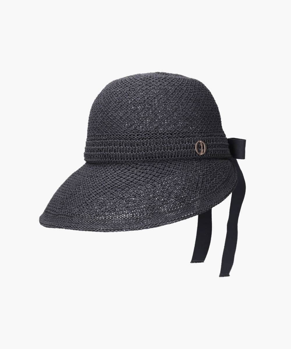 Chapeau d' O TM Wide Visor Cap | 57.5cm(75) CHARCOAL (02